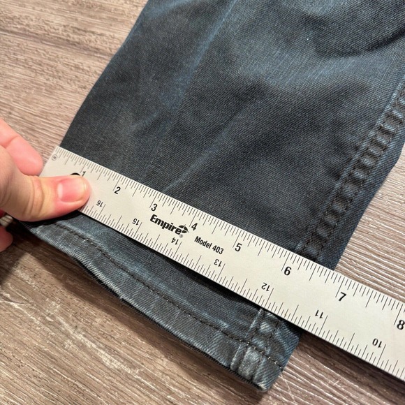 Levis 511 Jeans Mens 31x32 Denim Blue Dark Western Rodeo Denim Actual 31x28 - Picture 12 of 12